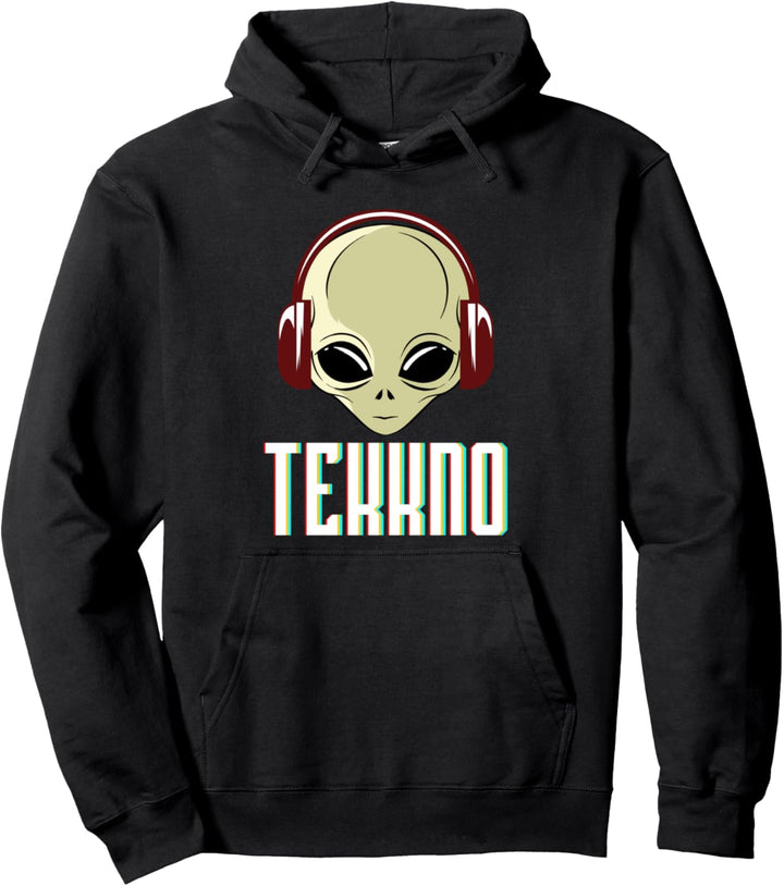 HardTekk Schranz Hard Tekk Tekke DJ Rave Techno Pullover Hoodie