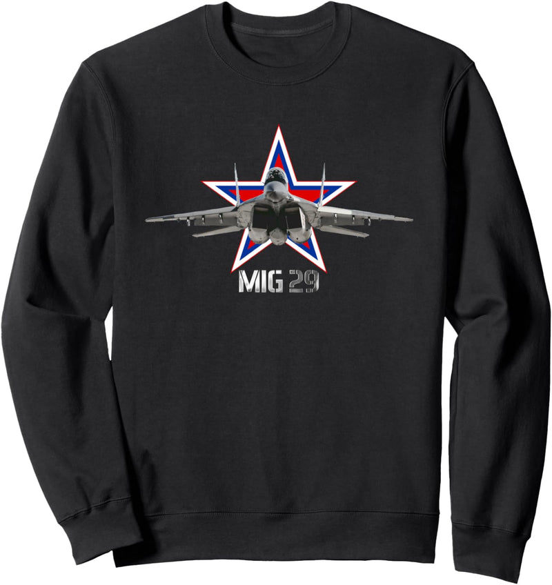 Russisches sowjetisches Jagdflugzeug MIG 29 Fulcrum Sweatshirt