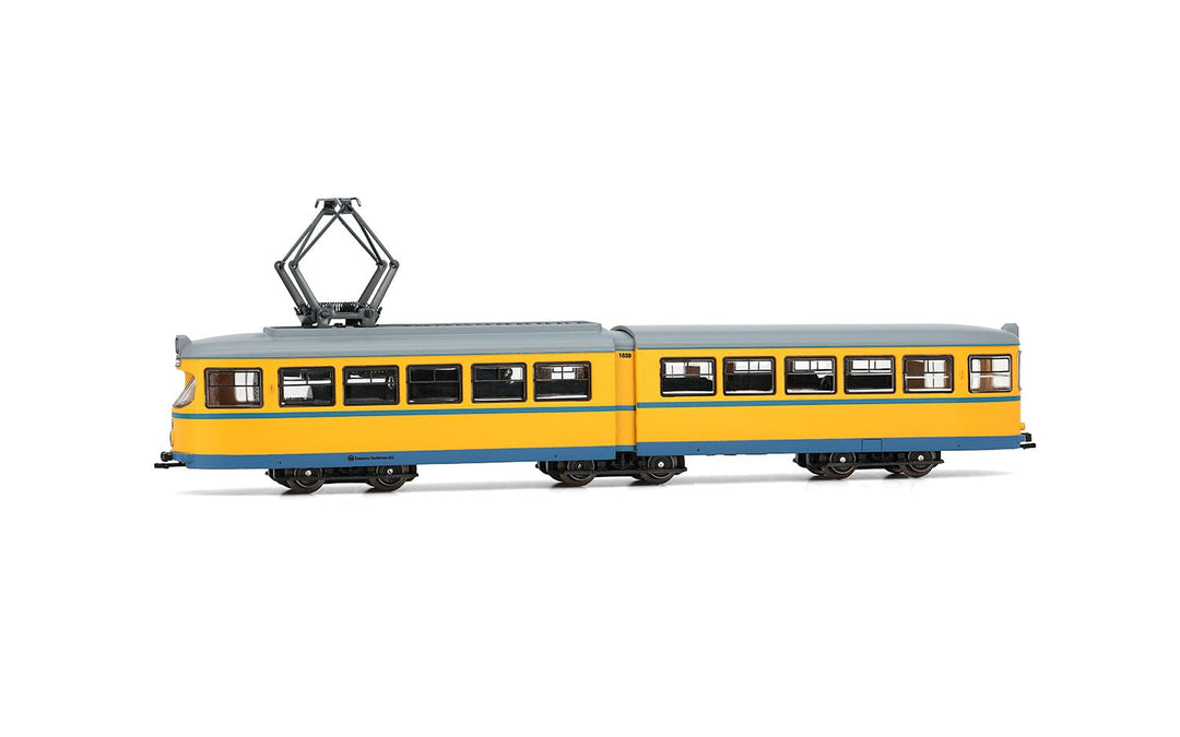 ARNOLD HN2603 Tram Duewag GT6, EIN Frontlicht, gelb/Blaue Lackierung Essen, ep. IV-V Loco - elektris