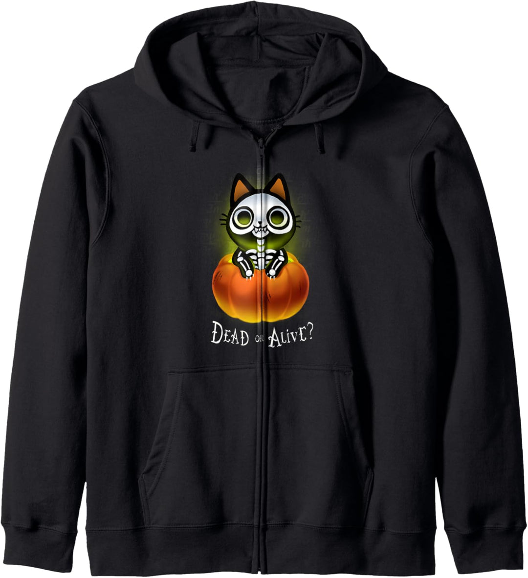 Cute Halloween Schrödinger's Cat Kapuzenjacke