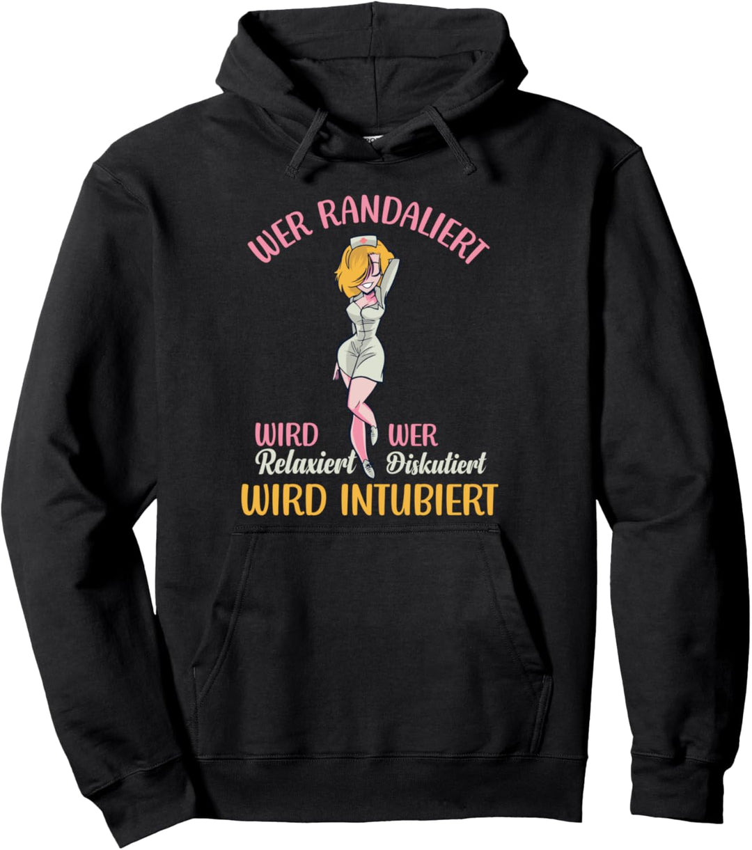 wer randaliert, Krankenschwester, Sexy Krankenschwester Pullover Hoodie