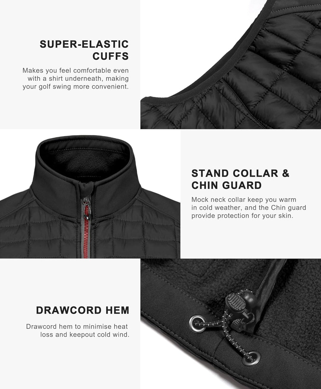 Little Donkey Andy Leichte Puffer Weste Damen Warme Ärmellose Outdoorjacke Wandern Reisen Laufen L