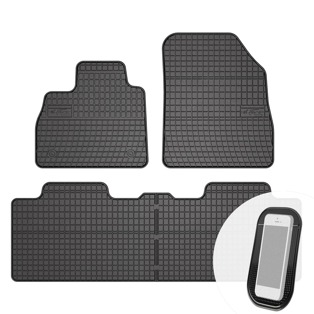 Gummimatten Auto Fussmatten Gummi Automatten Passgenau 4-teilig Set - passend für Renault Espace V 2