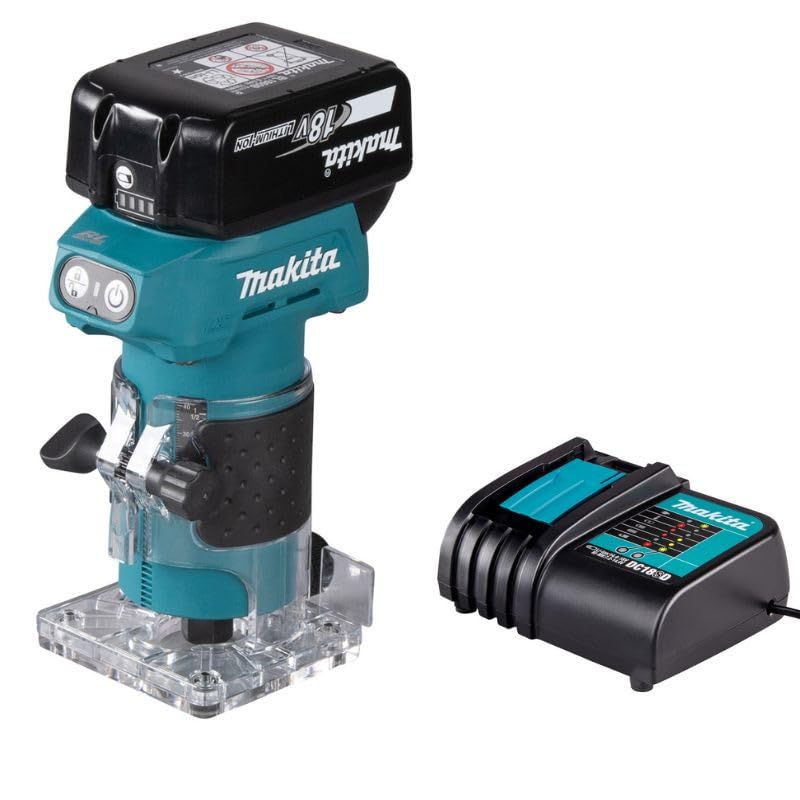 Makita DRT52SF Kantenfräse, 18 V, Ø 6 mm (1 x 3,0 Ah)