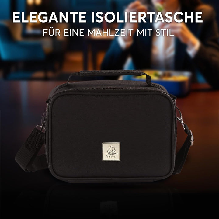 Umami Premium Kühltasche Klein 4L, Lunchbag für Arbeit, Reisen, Büro, Picknick, Mini-Lunchbag Isolie
