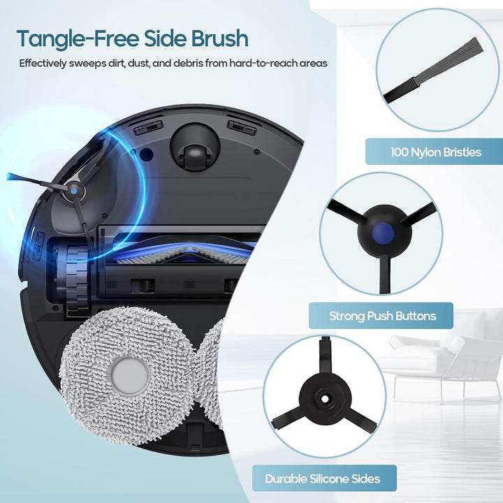 18 Stück Zubehör für ECOVACS DEEBOT T50 Omni / T50 Pro Omni / T50 Omni Gen 2 / T50 Pro Omni Gen 2,1