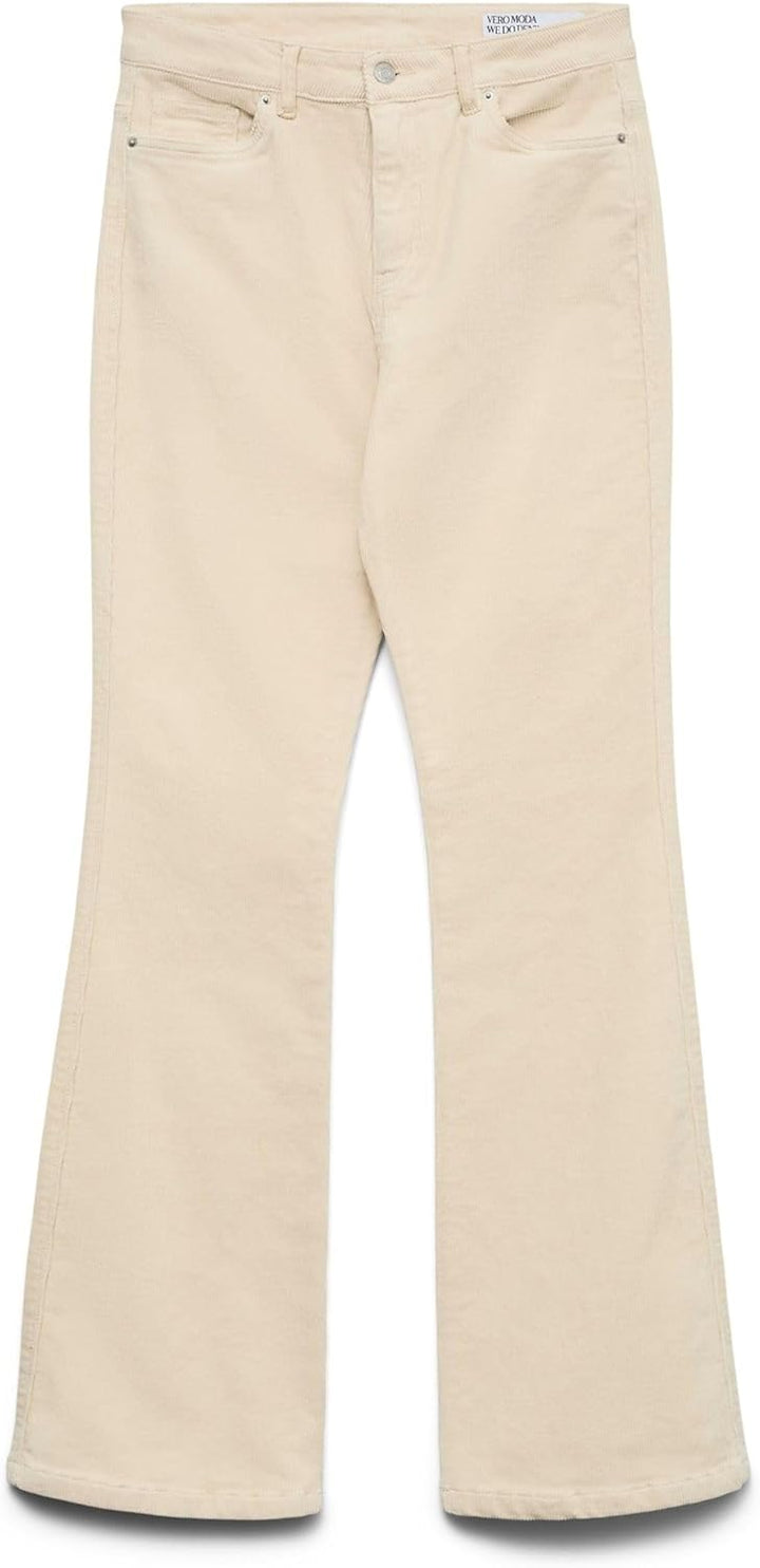 VERO MODA Female Hose VMSIGA Hohe Taille Hose XS Braun / Tobacco Brown, XS Braun / Tobacco Brown