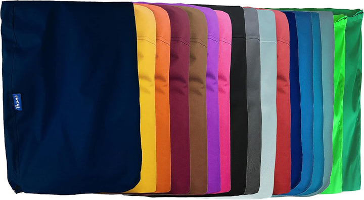Bruni Classico Sitzsack-Bezug ohne Füllung - Wechselhülle (M, blaugrau) Medium Blaugrau, Medium Blau