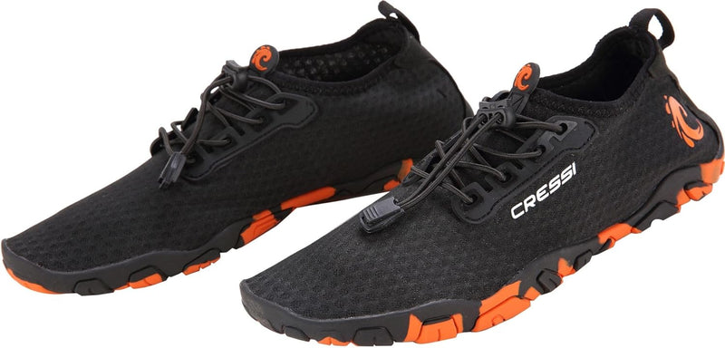 CRESSI Unisex Kinder Molokai Shoes Mehrzweck-Sportschuhe 35 EU Schwarz Orange, 35 EU Schwarz Orange