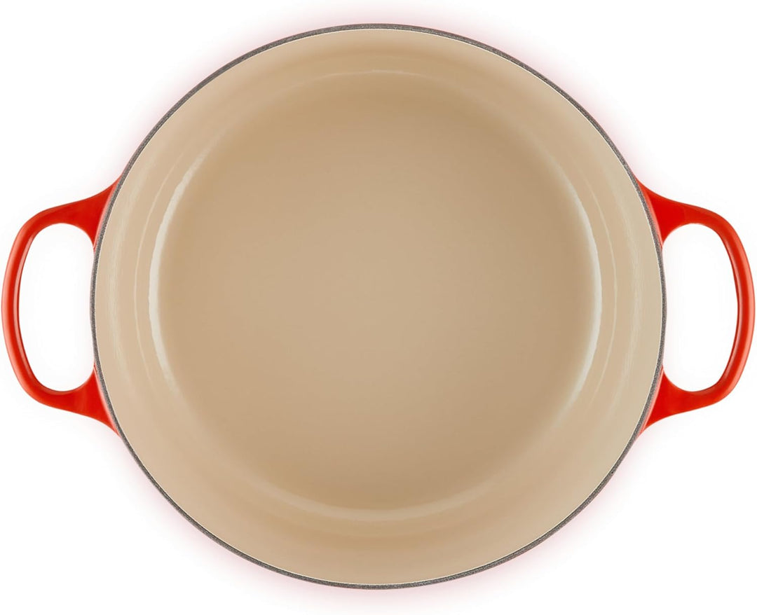 Le Creuset Signature Gusseisen-Bräter mit Deckel, Ø 30 cm, Rund, Für alle Herdarten und Induktion ge