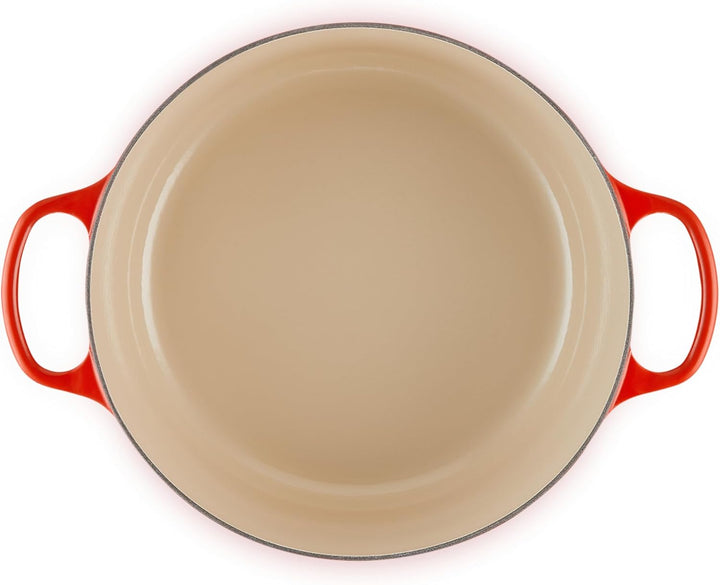 Le Creuset Signature Gusseisen-Bräter mit Deckel, Ø 30 cm, Rund, Für alle Herdarten und Induktion ge