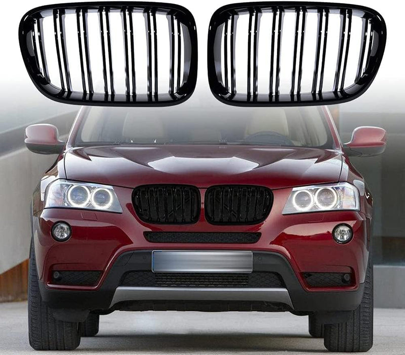Gangying F25 Kühlergrille, Front Nierengitter für BMW X Serie X3 X4 F25 F26 Nieren 2010 2011 2012 20