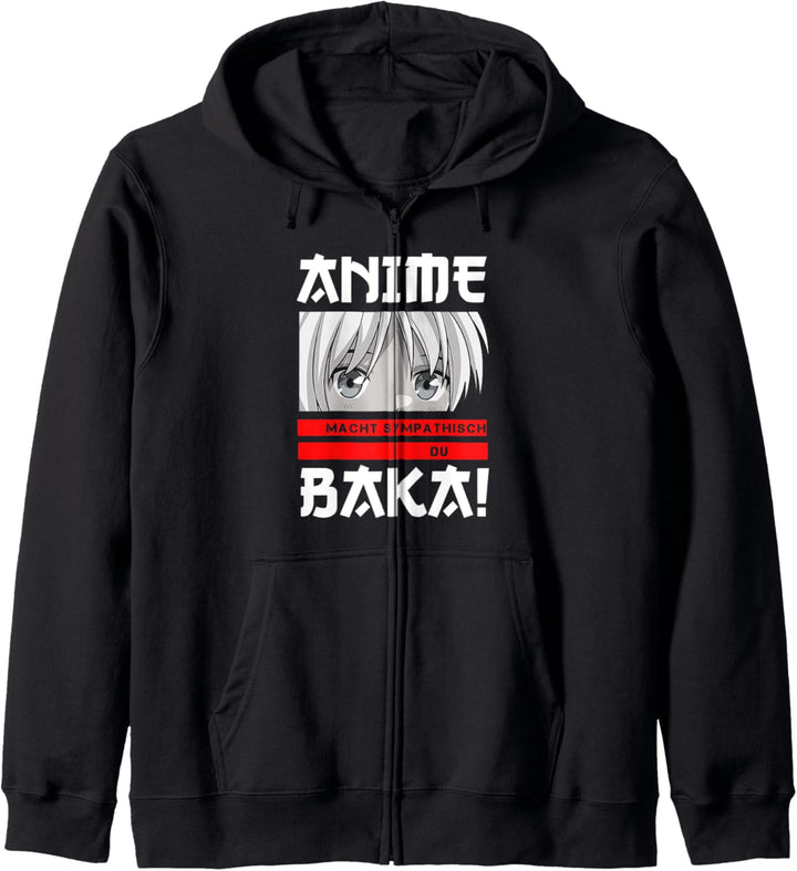 Lustiges Japan Anime Macht Sympathisch du Baka Kapuzenjacke