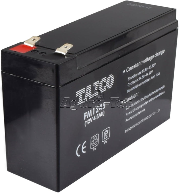 Agora-Tec® at-Steuerbox-Akku-Solar 10W-BL für Solar-Teich- und Bachlauf-Set AT-10 BL