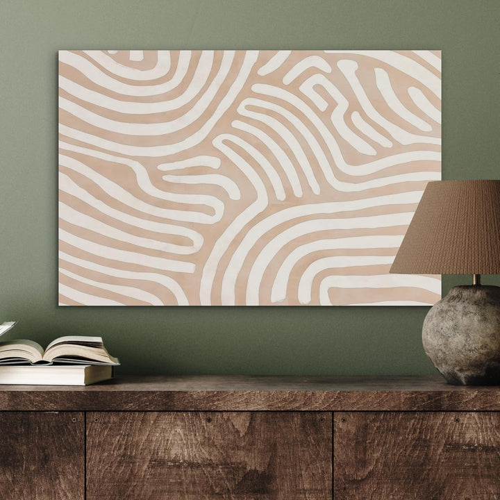 MuchoWow© Wandbilder Akustikpaneele 70x50 cm Filz Deko Wohnung Bild Wohnzimmer Wandpaneele Schallabs