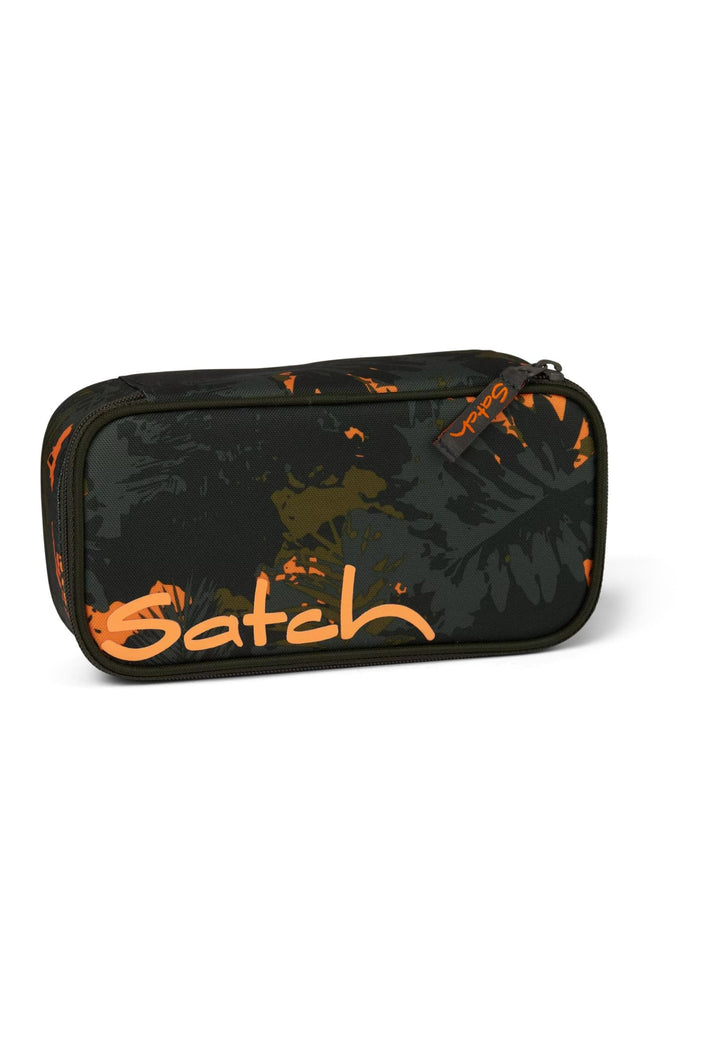 satch Schlamperbox extra gross inkl. Trennfach Reissverschlussfach Stiftehalter Geodreieck Sichtfens