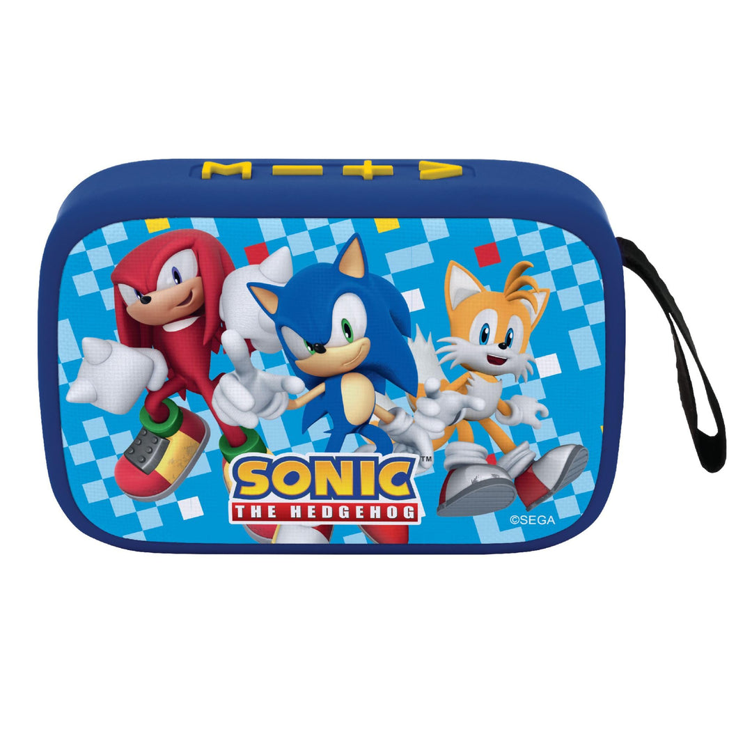 Lexibook, SEGA Sonic The Hedgehog, Tragbarer Bluetooth-Lautsprecher, kabellos, USB-C, SD/TF-Karte, w
