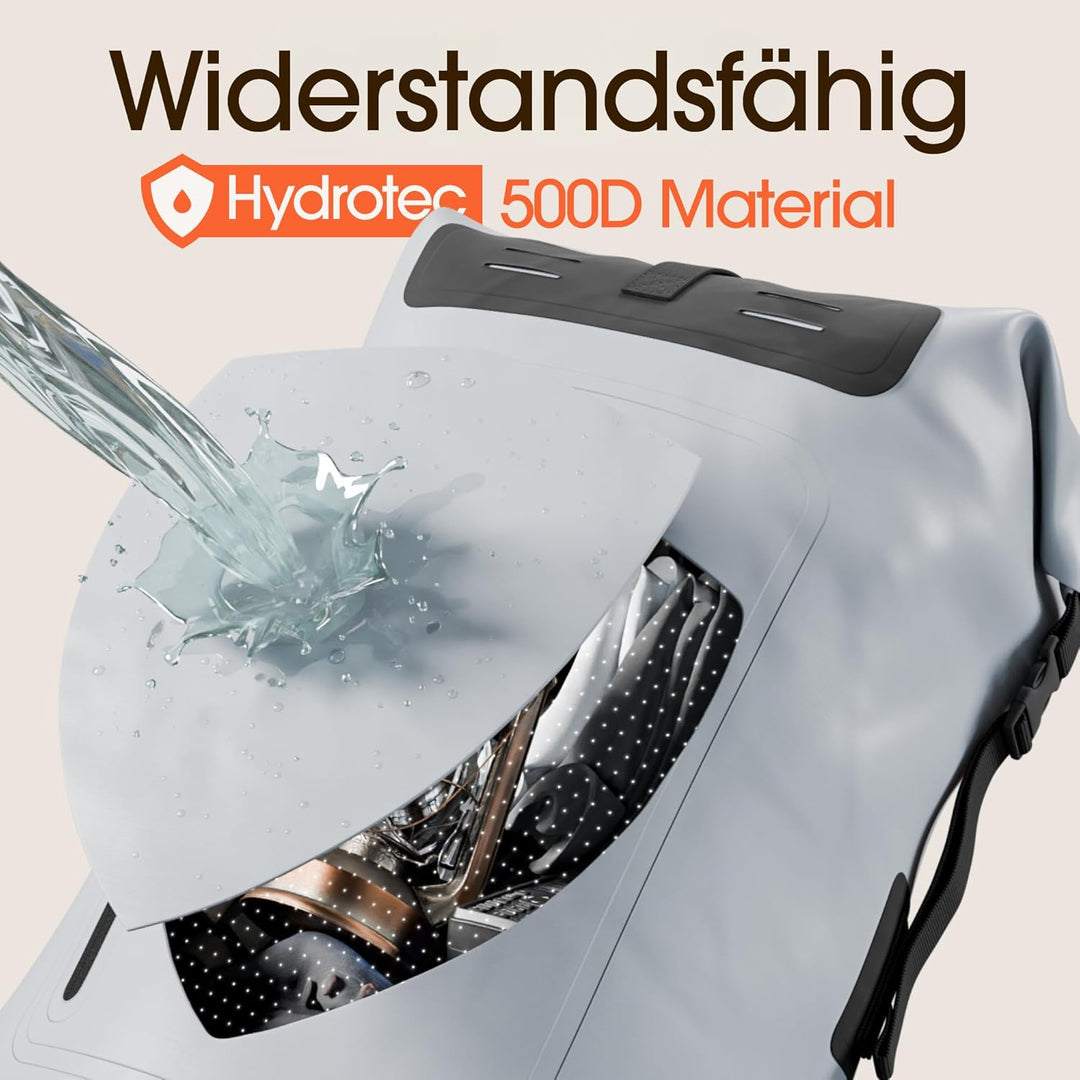 Earth Pak wasserdichter Rucksack – 35L / 55L Waterproof Backpack mit leistungsstarkem Rolltop Rollve
