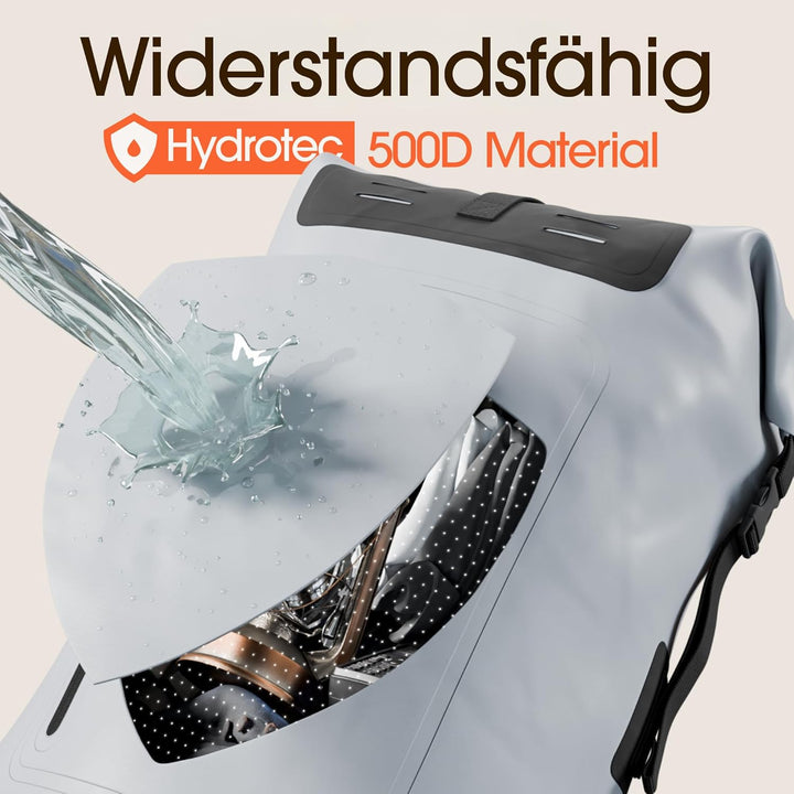 Earth Pak wasserdichter Rucksack – 35L / 55L Waterproof Backpack mit leistungsstarkem Rolltop Rollve
