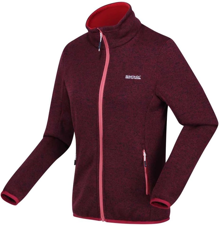 Regatta Damen Women's Newhill Full Zip Fleece Jacket Fleecejacke 36 Burgnd (RmRd), 36 Burgnd (RmRd)