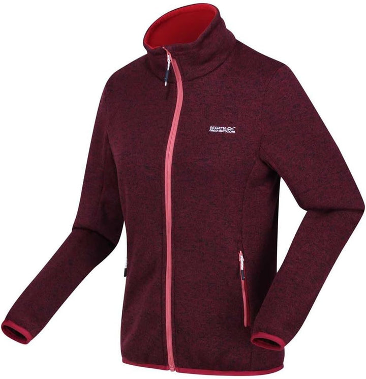 Regatta Damen Women's Newhill Full Zip Fleece Jacket Fleecejacke 36 Burgnd (RmRd), 36 Burgnd (RmRd)