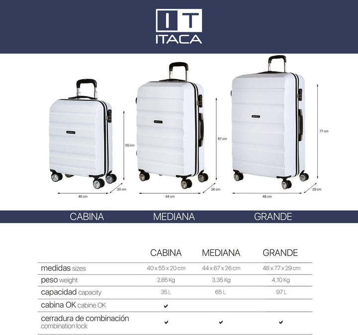 ITACA - Gepäck-Sets, Reisekoffer, Reisekoffer Set, Kofferset, Hartschalenkoffer, Trolley-Set, Luggag