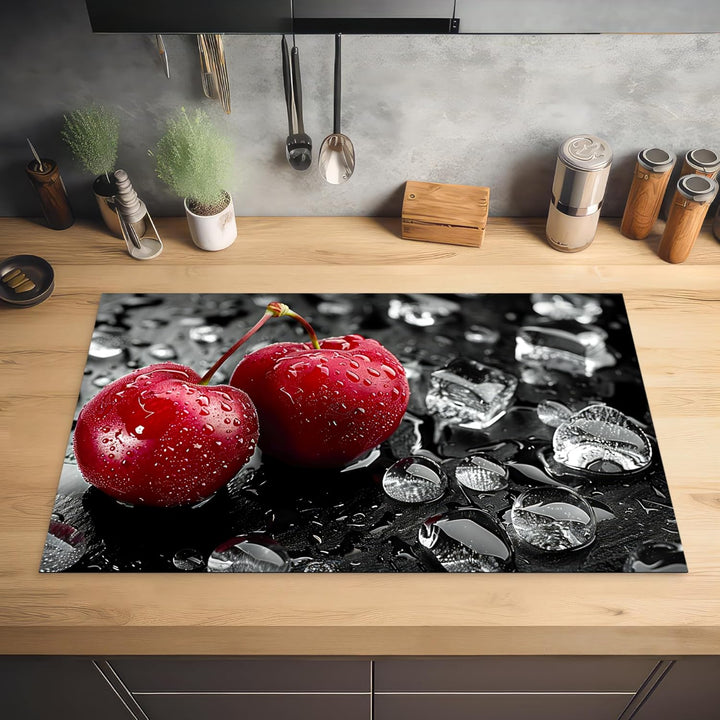 KitchenYeah© Herdabdeckplatte 83x51 cm Einteilig Herdabdeckung Abdeckplatte für Ceranfeld Abdeckung