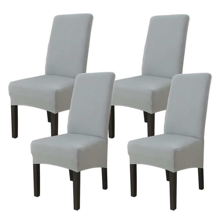 Jaotto Stuhlhussen 4er Set Stretch, XL Stuhlhussen Abwaschbar Waschbarer Elastische, Stretch Stuhlsc