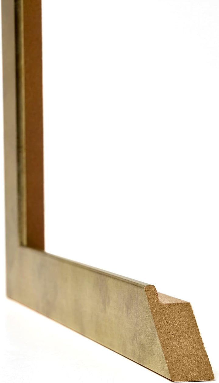 yd. Your Decoration - Bilderrahmen 75x100 cm - Gold Antik - Billderrahmen aus MDF mit Acrylglas - An