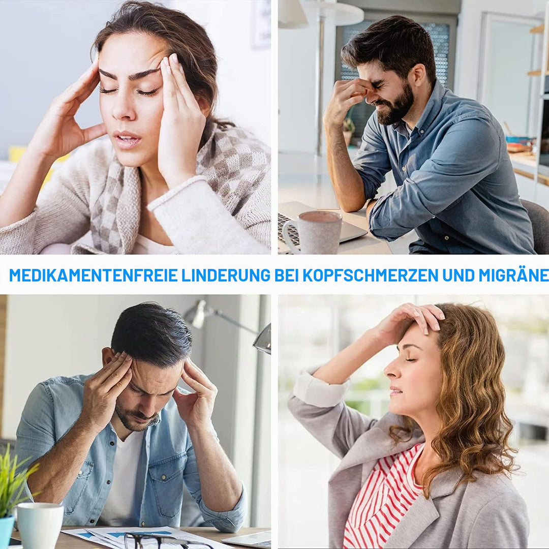 I-THERA-U Migräne Maske, 360° Vollständige Abdeckung Kühlende Kopfmaske, Entspannende Migräne Haube