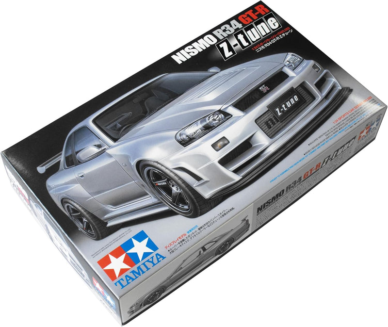 TAMIYA Nissan 300024282 NISMO Skyline GT-R Z-Tune (R34) Automodell Bausatz 1:24, Mittel