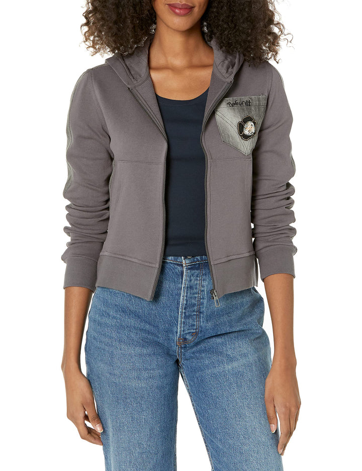 Desigual Damen Sweater M Schwarz, M Schwarz