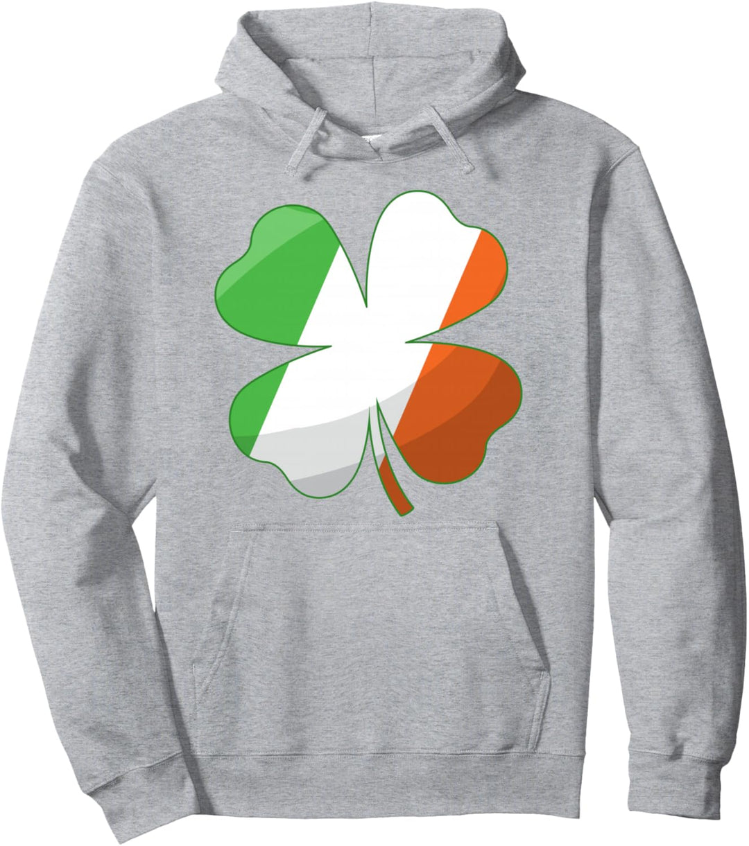 Kleeblatt-Grafik St. Patrick's Day Irland Leprechaun Irish Pullover Hoodie