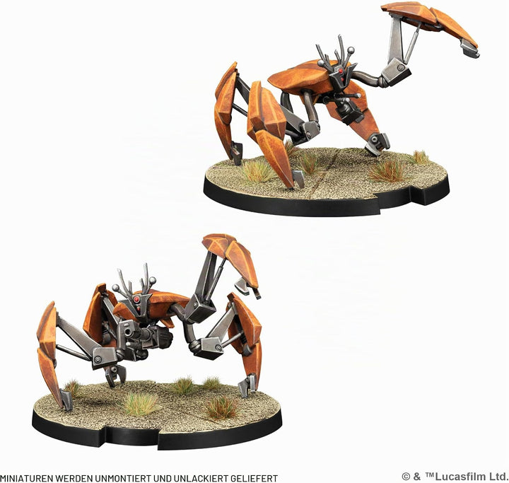 ATOMIC MASS GAMES, Star Wars: Legion – LM-432 Crab Droids (LM-432-Krabbendroiden), Erweiterung, Tabl