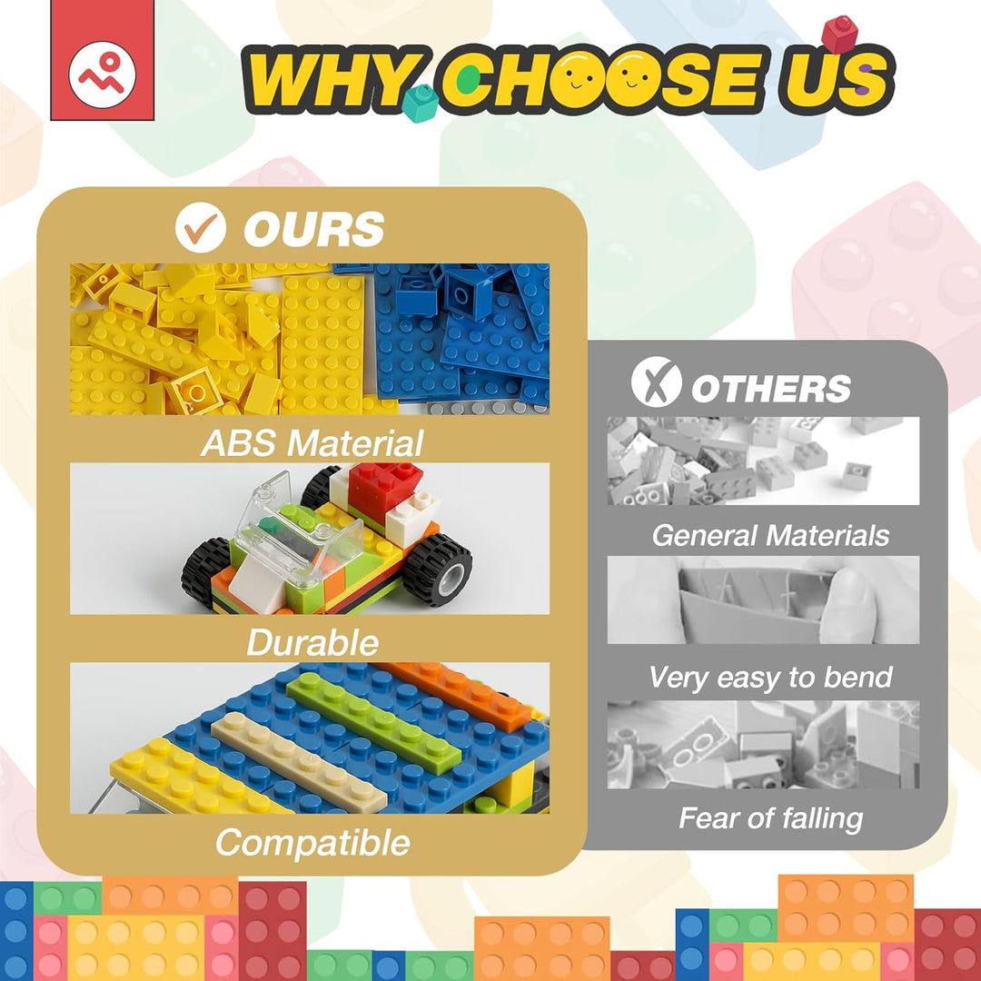 150er-Set Räder und Achsen, Autoreifen Fahrwerksteile-Bausteine, 300er-Paket Bauklötze, Kompatibel m