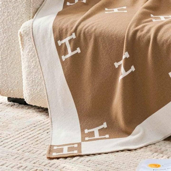 Luxusdecke aus Kaschmir &amp; Wolle – Perfekte Kuscheldecke für Sofa &amp; Sessel, Stilvoll und Wärmend, Ide