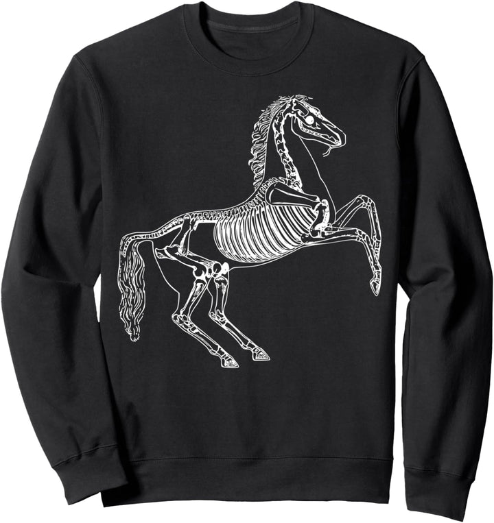 Pferde-Skelett Sweatshirt