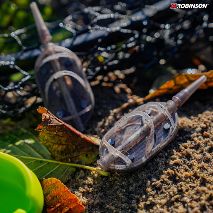 ROBINSON Method Feeder Set | Futterkorb für Karpfen, Brassen &amp; Friedfisch 5 × 20 g, 5 × 20 g