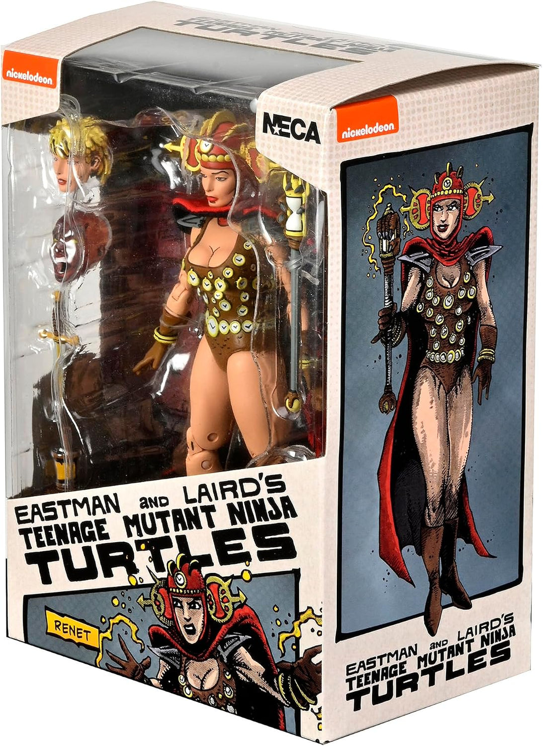NECA 83832 TMNT Mirage Comics RENET AF statuen, bunt