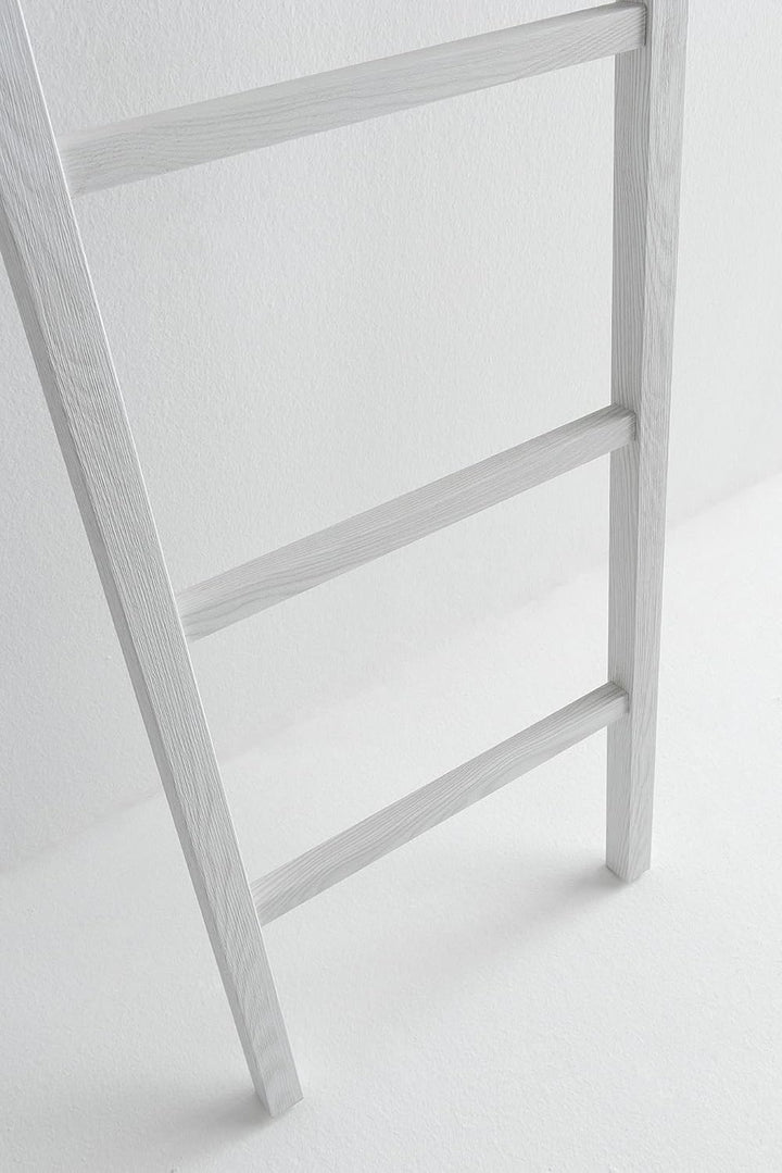 ARHome Dekorative Leiter, 160 x 40 cm, Esche Weiss, Handtuchhalter, Made in Italy Esche Weiss 160 X