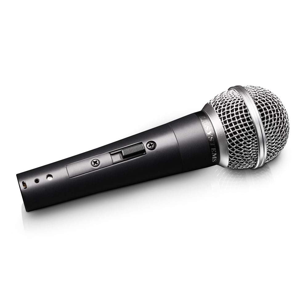 LD Systems MIC Set 1 ; Mikrofon Set mit Mikrofon, Stativ, Kabel und Klemme, schwarz, OneSize
