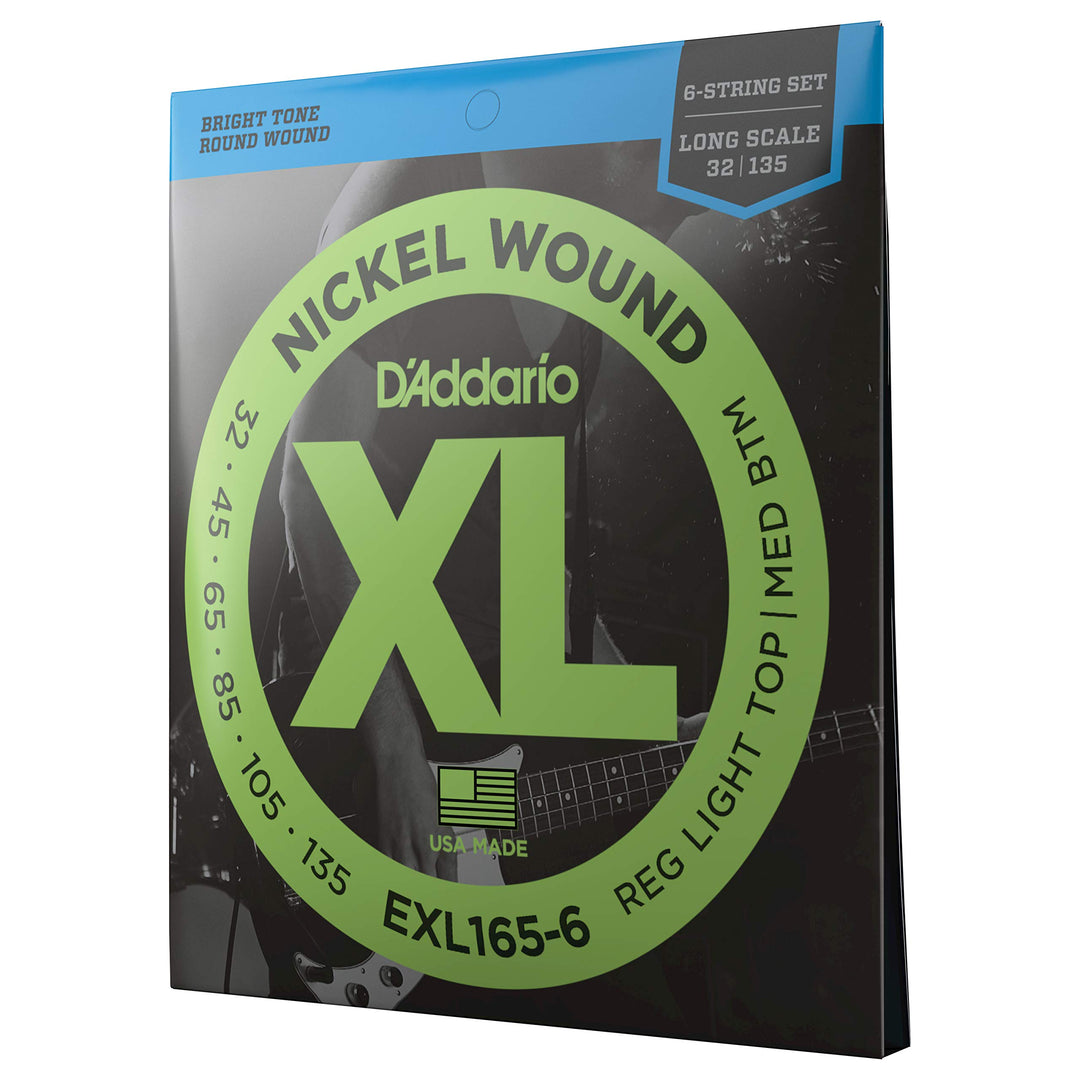 D'Addario E Bass Gitarrensaiten | Saiten E Bass | Bassgitarre Saiten | Saiten 6-Saiter E-Bass | DER