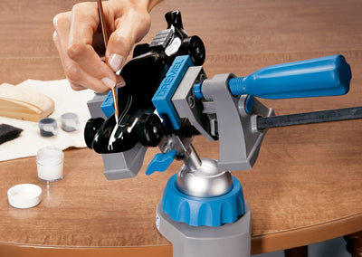 Dremel 2500 Multi Vise - Multi Schraubstock [Energieklasse A] & 684 Polier Zubehören, fur Multifunkt
