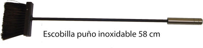 Imex El Zorro 10027 Kamin-Zubehörset, mit Blechbogen, rostfreier Edelstahl und Blasebalg, 68 x 23 x