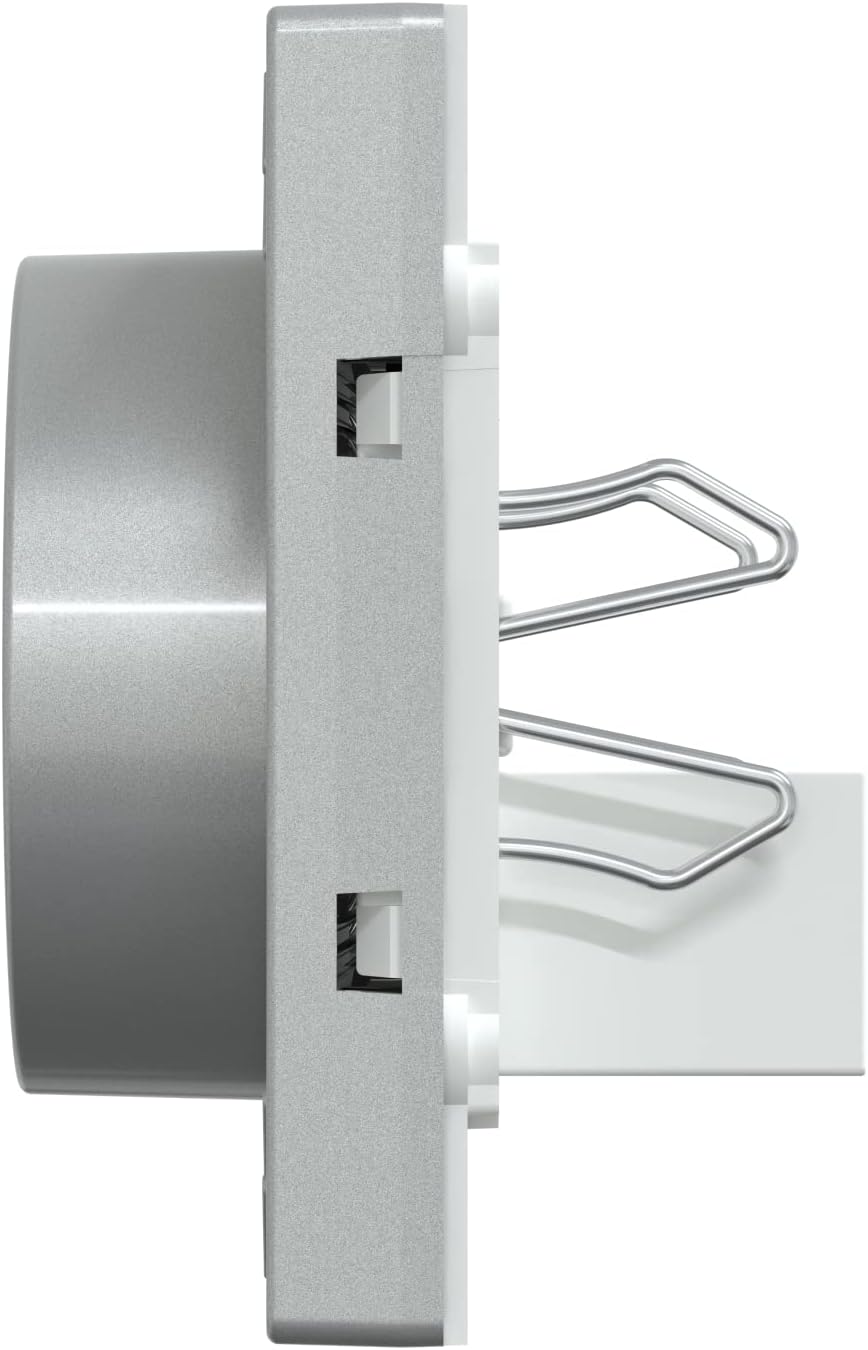 Schneider Electric Merten MEG5252-0460 Drehregler-Modul, Aluminium,Steuerung für dimmbare Lampen, Tr