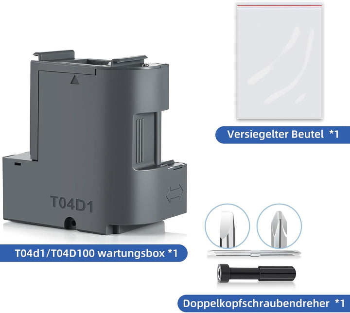 Spaceink T04D1/T04D100 Wartungsbox Kompatibel für Epson ET-15000 ET-4750 ET-3750 ET-4850 ET-3850 ET-