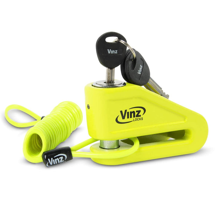 VINZ Baretti Bremsscheibenschloss ART4 | Schloss für Motorrad Roller Moped Scooter für Bremsscheiben