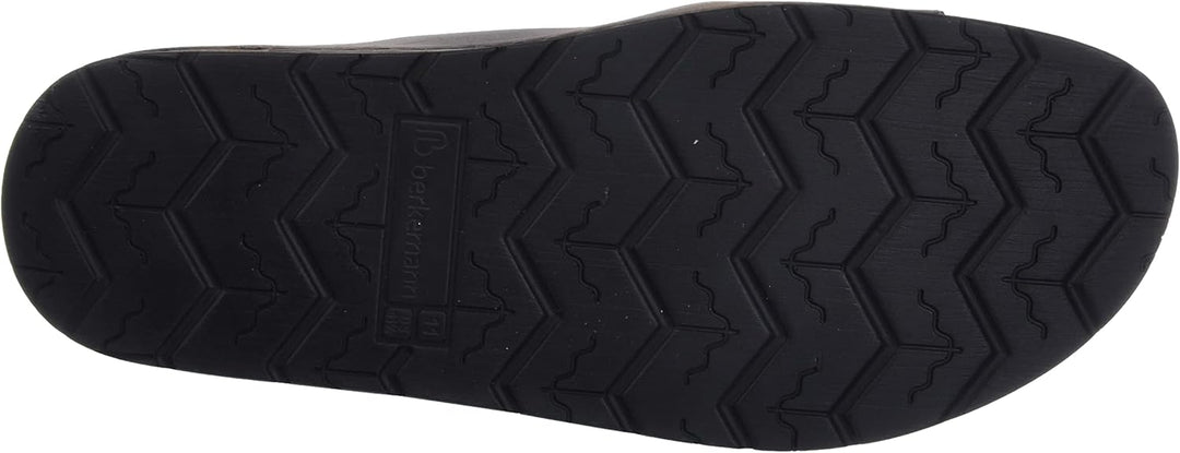 Berkemann Herren Adam Pantoletten 40 2/3 EU Dunkelbraun Schwarz, 40 2/3 EU Dunkelbraun Schwarz