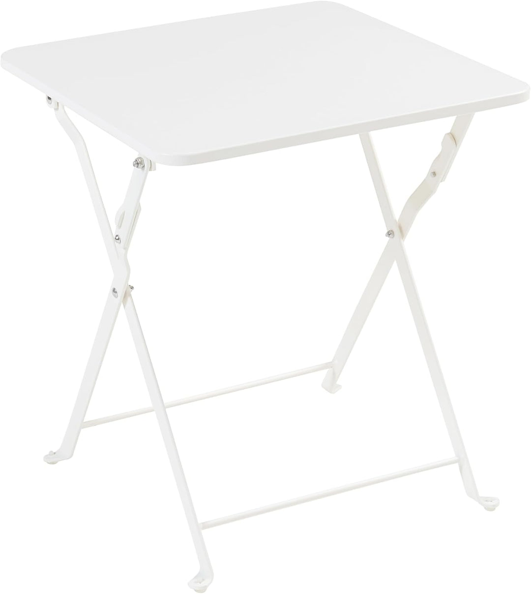 [en.casa] Campingtisch Vegårshei Klapptisch Gartentisch Stahl klappbar quadratisch Outdoor-Tisch fal