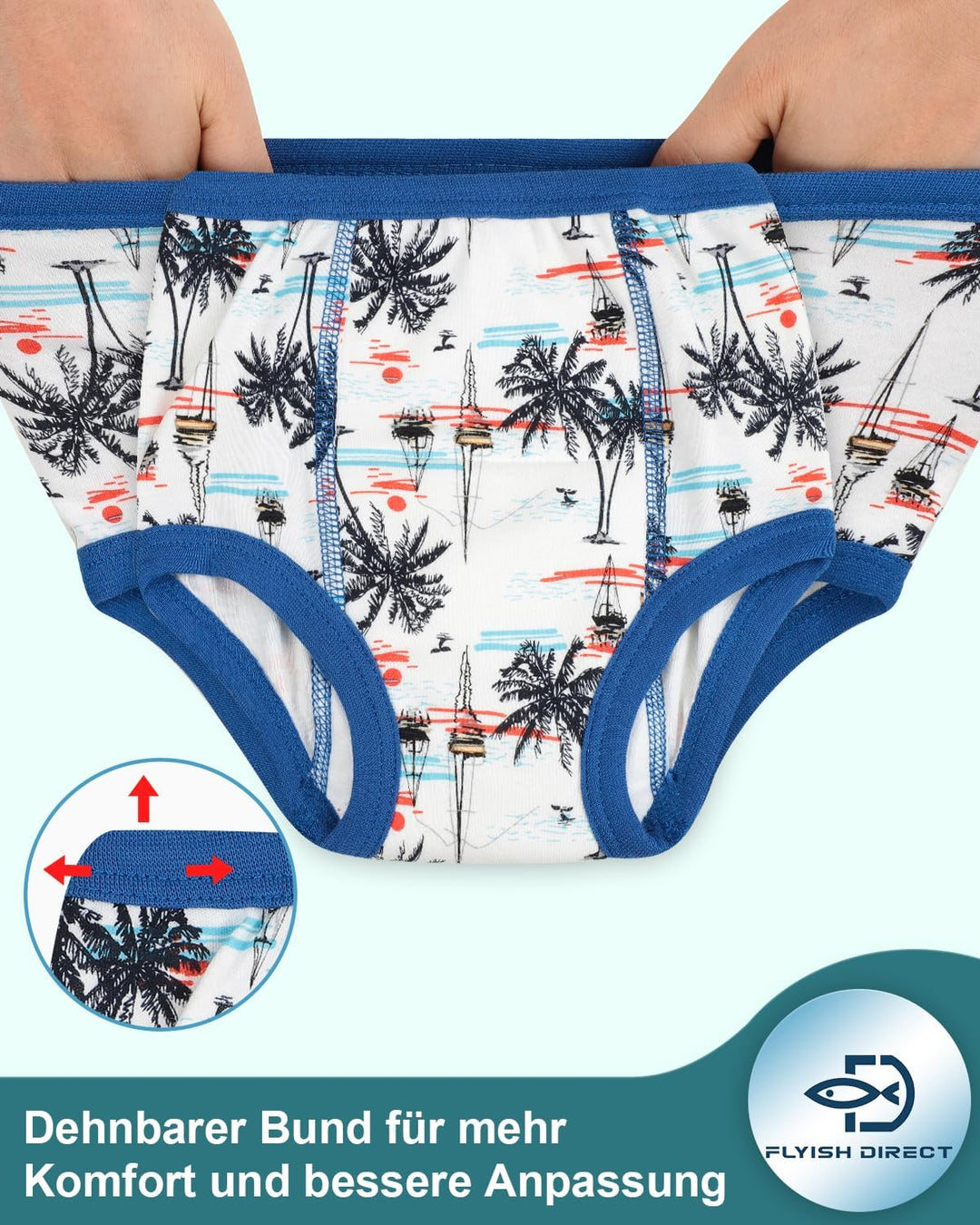 FLYISH DIRECT Baby Trainerhosen Töpfchentraining, 8er Pack Töpfchen Trainingshose für Mädchen Jungen